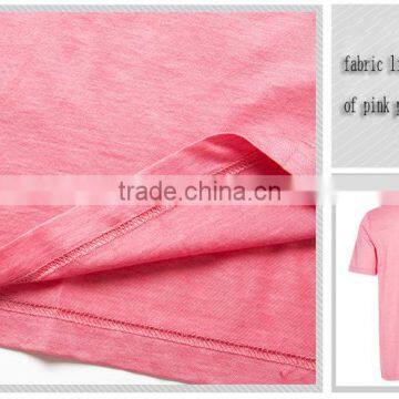 Men 100% Cotton Pink Polo Shirts photo-4