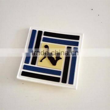 High Quality Custom Embossed Soft Pvc Rubber Patch for Jacket photo-4