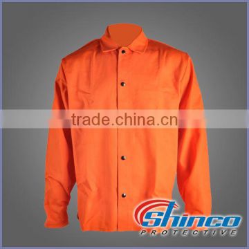 two tone 100% cotton fireproof safety shirt for industry worker