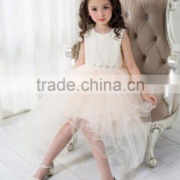 2017 Elegant Sequins Party Girl Dress Formal Clothes Baby Kids Clothing Girls Princess Dress photo-5
