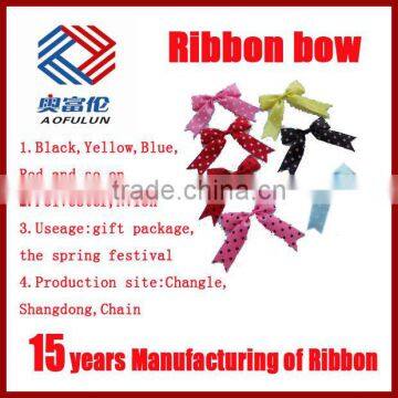 Colorful Pre-Made Double Wings Ribbon Bows photo-3