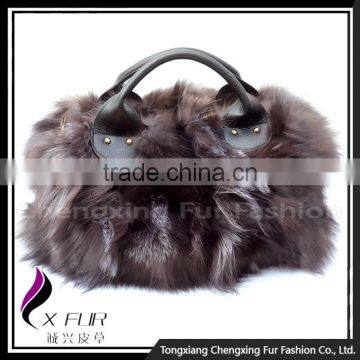 CX-H-34 Real Mongolian Lamb Fur Bags Handbags photo-2