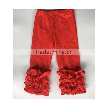 2017 Latest Kids Wear Leggings Custom Cheap Baby Clothes Cotton Ruffle Wholesale Girl Fashion Jogger Pants photo-3