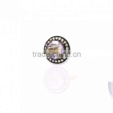 Pink Amethyst 925 Sterling Silver Gemstone Ring