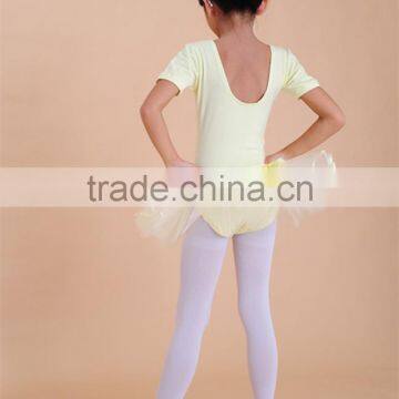 Girls Ballet Dress Pink And Yellow Sleevess girls christmas ballet dress