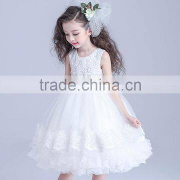 NEW Princess Flower Girl Dress Appliques Wedding Prom Ball Gowns Birthday Communion Kids TuTu Dress photo-3