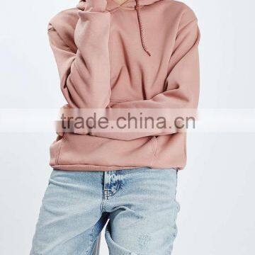 Wholesale Apparel Womens Cotton Custom Plain Blank Hooded Pullover Hoodies photo-2
