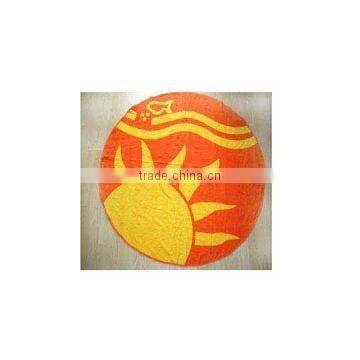 Promotional Gift Cotton Reactive Printing Compressed Round Beach Towel photo-4