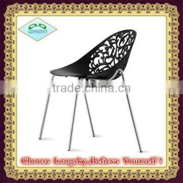 2015 Hot Well Sold Cheap Malaysia Flower Outdoor Plastic Chair