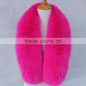Myfur High Quality Genuine Fox Body Fur Hood For Lady Coat Collar