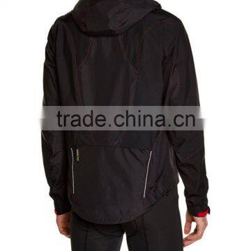 Black Cycling Jacket Windstopper for Men photo-2