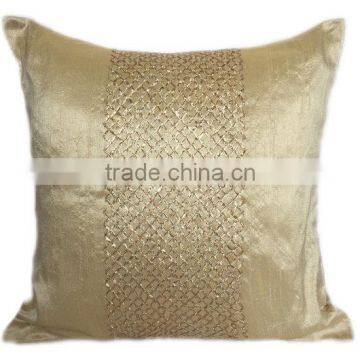 Ivory Gold Throw Pillows Ivory Gold Decorative Pillows Ivory Gold Pillow Case Ivory Gold Cushion Cover photo-2