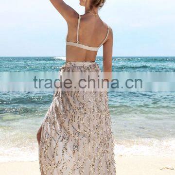 2017 New Fashion Women Summer Shiny Dress Apparel photo-4