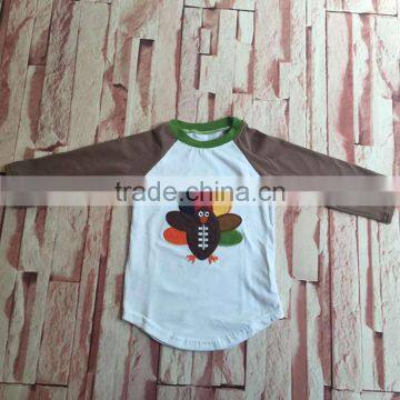 Children Clothes Boys Thanksgiving Turkey T-shirt photo-2