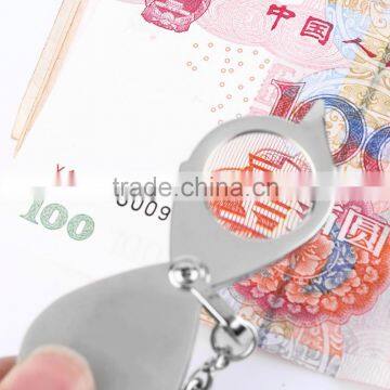Free Hot Selling New Design Portable 8X Folding Key Ring Magnifier With Key Chain Daily Magnifying Tool EA photo-2