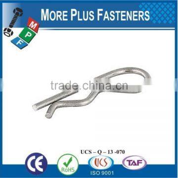 Made in Taiwan Hitch Pin Clip or R Clip or R Pin or R Key Carbon Steel Zinc Plated photo-5