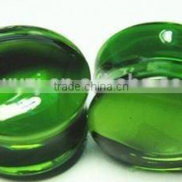 2015 Newest High Quality Double Flare Glass Ear Plug More Color Choose photo-5