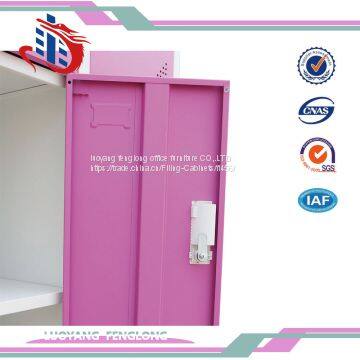 High Quality Pink 9 Door Storage Locker Use in Gym/school/home Made in China photo-5