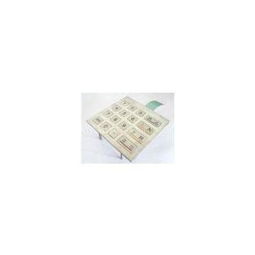 1.0 Mm Pitch Tactile Push Button Membrane Switch Panels Transparent