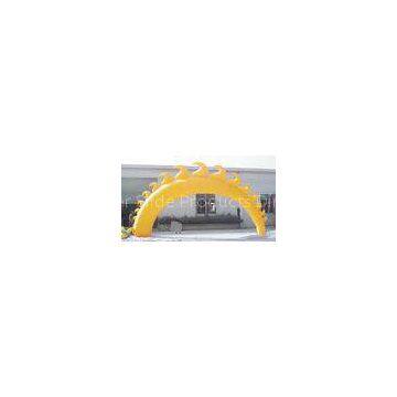 Outdoor Yellow Flame Inflatable Arch /  Inflabalbe Gate For advertising