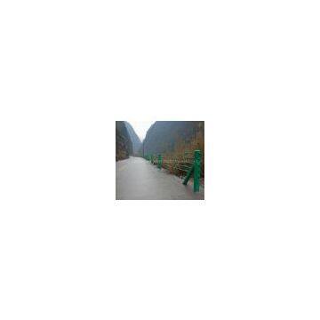 Steel wire rope fence