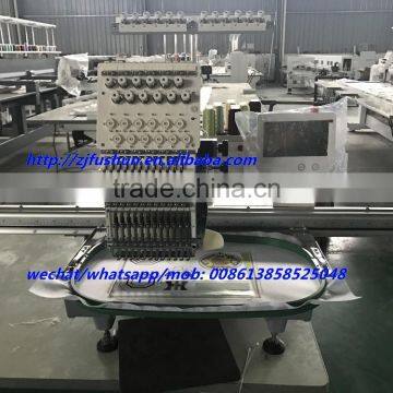 YingYing 1501 1201 single head 15needles 12needles flat and cap tubular computerized embroidery machine for sale