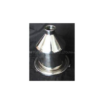 Stainless Triclamp Conical Hopper With Lid