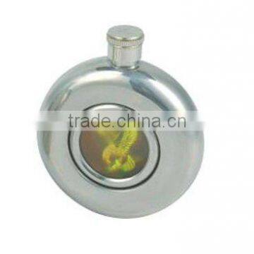 Round Hip Flask