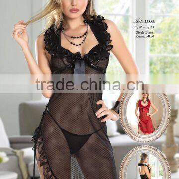 sexy women mesh nightdress ladies lingerie new night Turkey