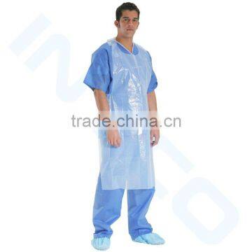 High quality HDPE/LDPE disposable plastic apron for men