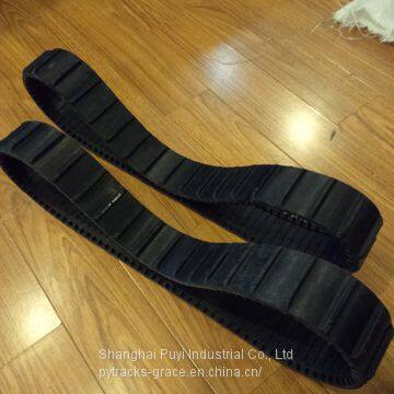 Rubber Track 80*15*108 for Small Robot/Wheelchair/Vehicle