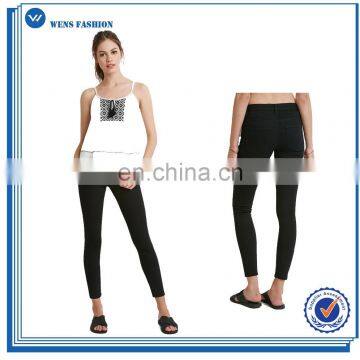 High Quality Slim Black Formal Women Tight Pant