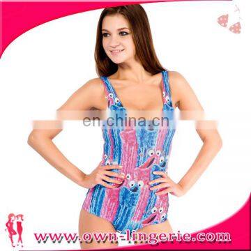 Women Sexy Printing one-piece swimming suit