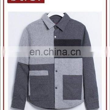 China Manufacture Mens Medium Long Wool Winter Coat