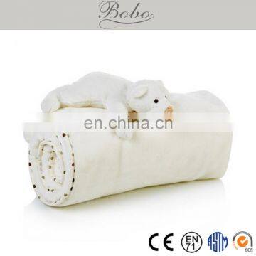 Hot Sale Flannel Baby Blanket With Lovely Animal Image photo-3