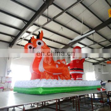 giant inflatable santa claus / Chrismas inflatable santa claus for advertisement