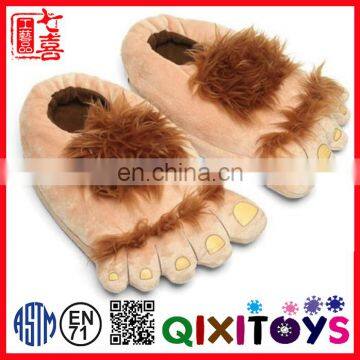 winter slippers grizzly bear paw furry slippers