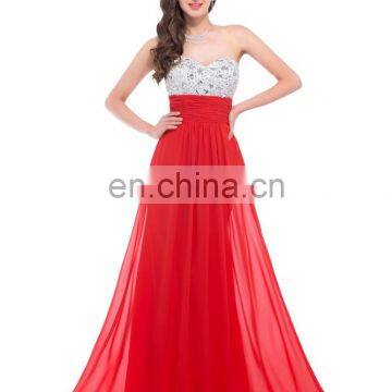 Grace Karin New Fashion Sexy Ladies Long Rhinestone Beaded Evening Dress CL3424-3# photo-3