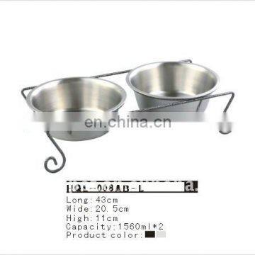 2013 Hot sale High quality Stainless steel Dog feeder pet bowl