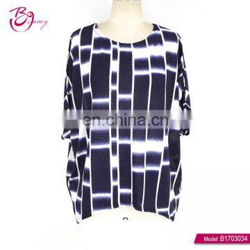 Round Neck Classy Designer Casual Ladies Fashion New Tops