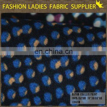 2015 new fabric supplier printed rayon viscose fabric bamboo viscose fabric