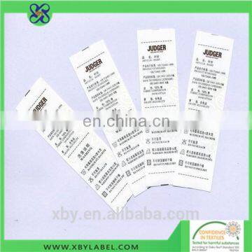 Heat transfer labels Nylon Taffeta Label Fabric