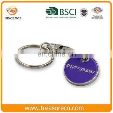 Trolley coin select design, Canadian shopping cart coin keyring