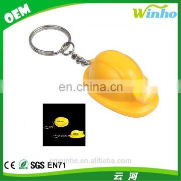 Winho hard hat light keychain custom printed