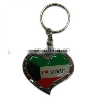 High quality and cheap heart metal key chain wholesale