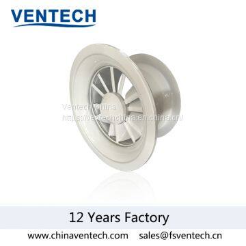 HAVC adjustable aluminum round swirl air diffuser China supplier