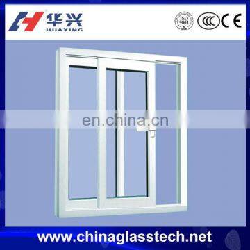 CE water-proof sliding tempered glass reinforcement upvc windows