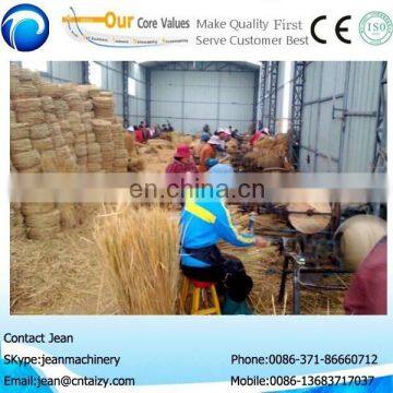 Simple Rice Straw Rope Making Machine | Hay Straw Knitting Machine | Reed Straw Rope Spinning Machine photo-6