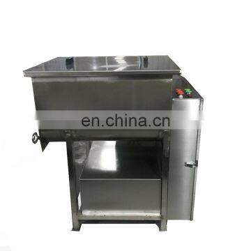 Double shaft automatic  chicken sausage vacuum food mixer machine