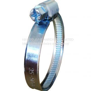 Galvanized steel W1 Germany type hose clamp